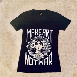 OBEY. brand. Women’s t shirt in black and white